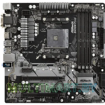 Материнская плата ASRock B450M Pro4 R2.0
